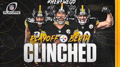 steelers standings playoffs|who has clinched playoffs nfl.